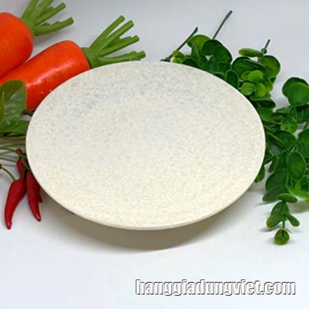 Combo 5 Dĩa Nhựa Melamine Giả Đá Sang Trọng (17.5cm)