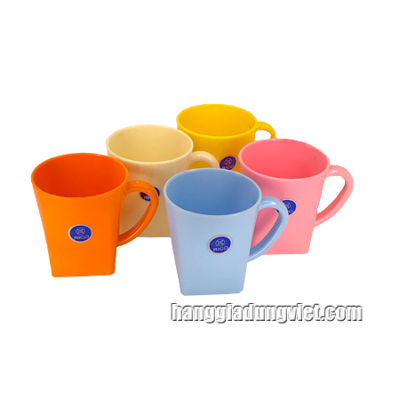 Combo 5 Ly Nhựa Nhỏ Có Quai Màu Sắc Đẹp
