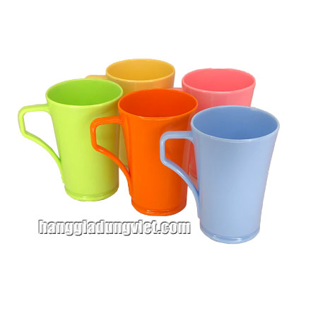 Combo 5 Ly Nhựa Uống Nước Có Quai Màu Đẹp