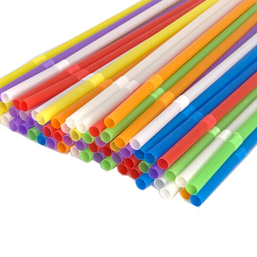 Combo 80 Ống Hút Công Nhiều Màu Phi 6 Dài 21 cm