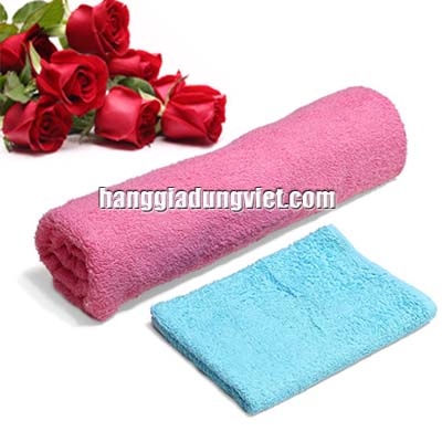 Combo 2 Khăn Tắm Cao Cấp (100x50 & 32x30)