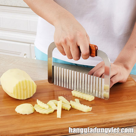 Dao Cắt Khoai Tây Củ Quả Cán Gỗ Cao Cấp