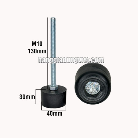Chân Đế Cao Su Tăng Chỉnh Chiều Cao 160mm