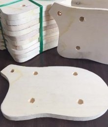 Đế Gỗ Chống Nóng Dùng Cho Chảo Bò Bít Tết