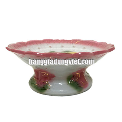 Dĩa Đựng Trái Cây Đế Cao ĐK 17cm