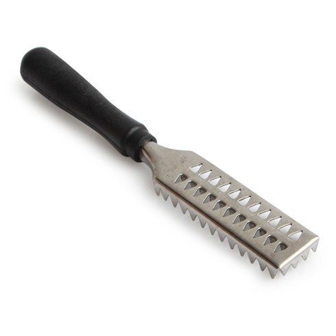 Dụng cụ Đánh Vảy Cá Cán Nhựa Đen 21cm