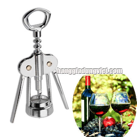 Dụng Cụ Khui Rượu Vang inox Cao Cấp