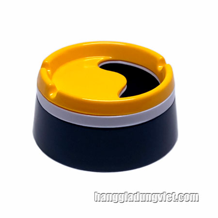 Gạt Tàn Thuốc Tròn Nắp Xoay Chống Khói Bụi