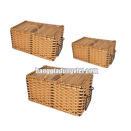 Giỏ Đựng Đồ Có Nắp Đậy Tiện Dụng(Nhiều size)
