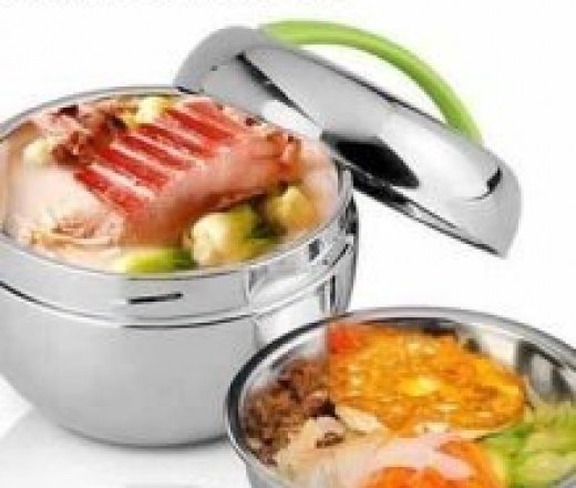 Hộp Cơm Inox 2 Tầng Giữ Nhiệt Hình Trái Táo Lớn