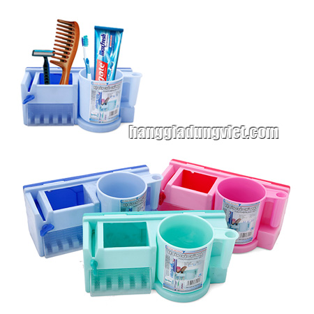 Kệ Treo Bàn Chải, Đựng Đồ Dùng Nhà Tắm Loại Lớn