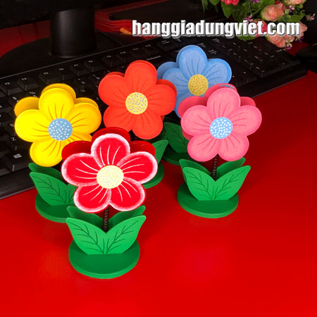 Kẹp Giấy Note Để Bàn Hình Hoa Siêu Dễ Thương