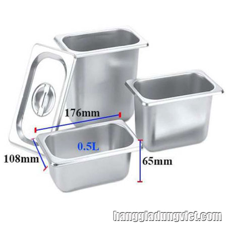 Khay Inox Đựng Trân Châu Trà Sữa, Thạch Trái Cây