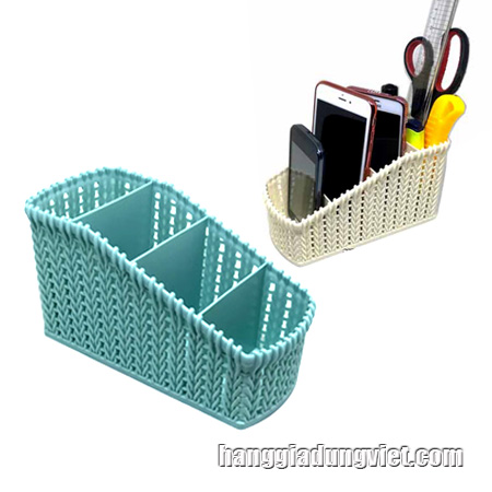 Khay Nhựa 4 Ngăn Tiện Dụng