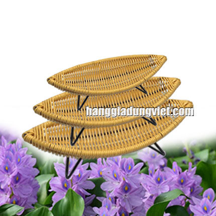 Khay Nhựa Trang Trí Hình Ghe Thuyền (Nhiều Kích Cỡ)