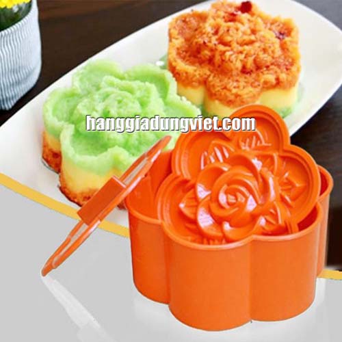 Khuôn Ép Xôi Hoa Mai Đế Rời Cỡ Lớn 15cm