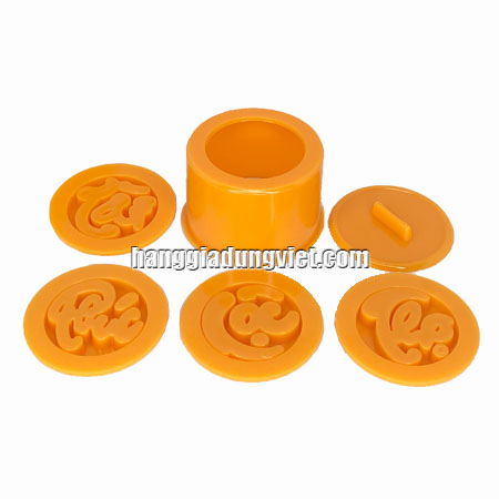 Khuôn Ép Xôi Tròn ĐK8cm Đáy Rời