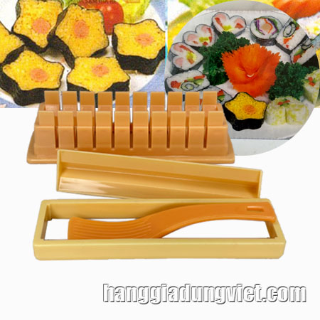 Khuôn Làm Sushi Hình Ngôi Sao Nhựa Cao Cấp