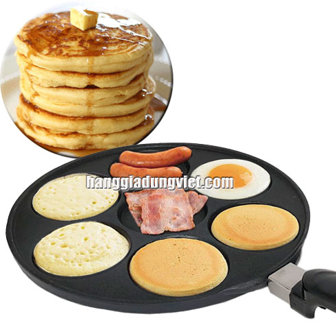 Khuôn Nướng Bánh Pancake 7 Lỗ Chống Dính Cao Cấp