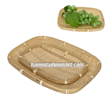 Mẹt Tre Đan Hình Chữ Nhật (Nhiều size)
