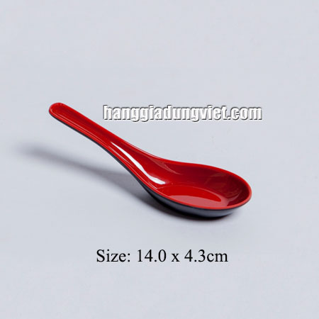 Muỗng Cơm 2 Lớp Nhựa Melamine Cao Cấp (10 cái)