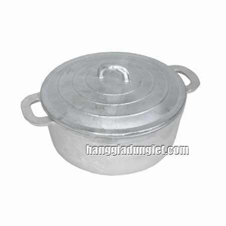Nồi Gang Đúc Nguyên Khối Loại Dày (Nhiều kích cỡ)