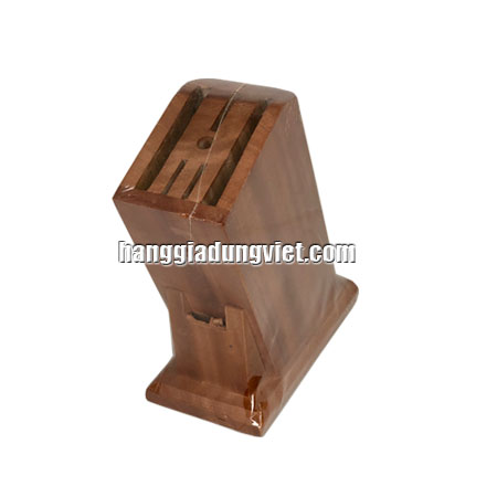 Ống Dắt Dao Xéo Gỗ Nâu Đỏ (200x185x90mm)