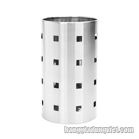 Ống Đũa Muỗng Inox 304 Dạng Tròn – Thoát Nước Tốt