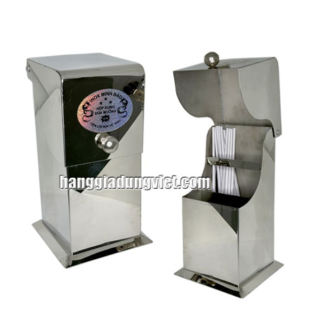 Ống Đựng Muỗng Đũa inox 304 Có Nắp Đậy