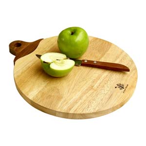 Thớt Gỗ Hình Quả Táo (30x25x1.8cm)