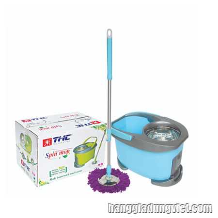 Thùng Lau Nhà 360 Độ Spin Mop Đài Loan (Nhiều màu)