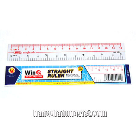 Thước Kẻ Học Sinh WinQ C15 (15cm)