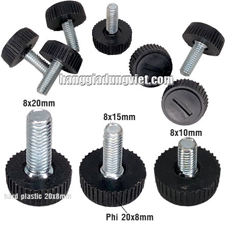 Túi 10 Chốt Gài Khoá Gài Vít Tăng Chỉnh 8mm (Nhiều size)