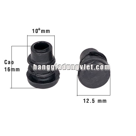 Túi 10 Nút Nhựa Bịt Đầu Ống Phi 12.5mm