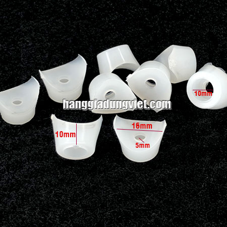 Túi 10 Nút Nhựa Trắng Phi 16MM