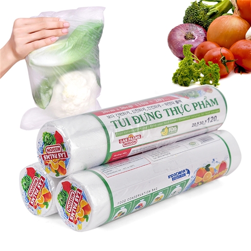 Combo 3 Cuộn Túi Đựng Thực Phẩm 20cmx30cm