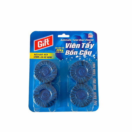 Viên Tẩy Bồn Cầu Hiệu Gift (Vỉ 4 viên)